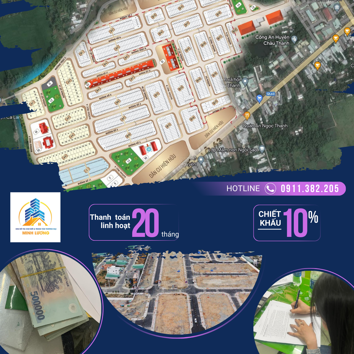 KHU ĐÔ THỊ CHỢ MỚI & TTTM MINH LƯƠNG